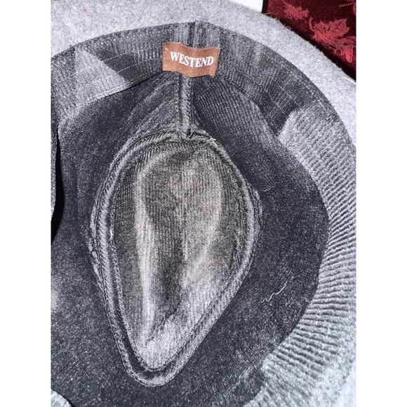 Westend Fedora hat Grey Felt With black band Size XL - Picture 5 of 6